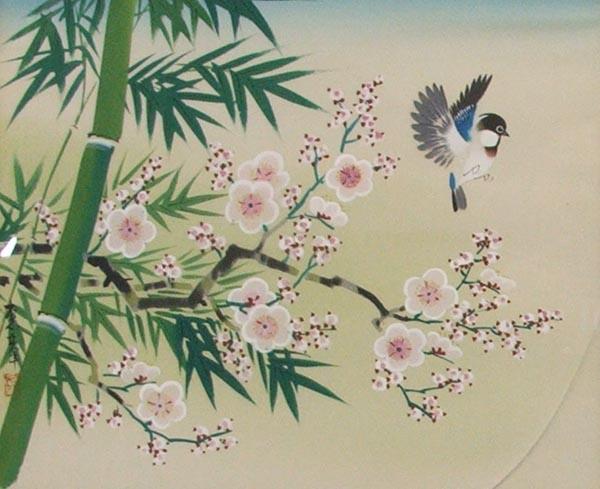 600x489 Japanese Paintings On Silk Japanese Painting On Silk 1900s - Japanese Silk Painting