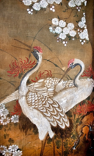 400x661 Japanese Paintings On Silk ~ Wcdf - Japanese Silk Painting