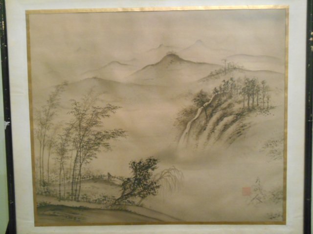 640x480 A Original Signed Japanese Silk Painting - Japanese Silk Painting