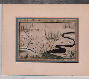 300x266 Vintage Japanese Silk Painting Ebay - Japanese Silk Painting
