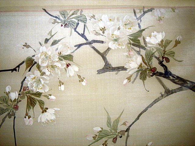 640x480 Collection Genuine Antique Japanese Silk Paintings Signed Ca1890 - Japanese Silk Painting