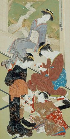 236x469 Freer Gallery Hokusai Japanese Screens [128 729] Hokusai - Japanese Silk Painting Artists