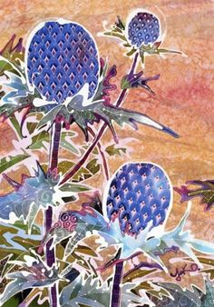 236x338 479 Best Silk Painting Flowers Images On Silk Painting - Japanese Silk Painting Artists