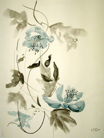 215x286 Goldman Sumi E Paintings - Japanese Sumi E Painting