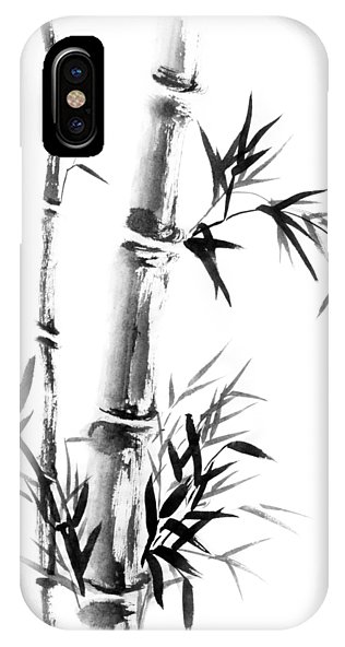 316x592 Minimalistic Japanese Sumi E Zen Black Ink Painting Of Bamboo - Japanese Sumi Painting