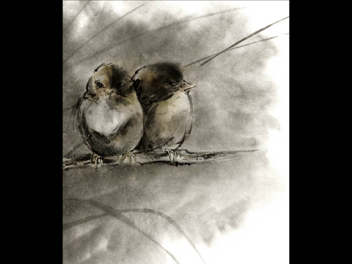 1440x1080 Sumi E Paintings By Mariusz Szmerdt. Japanese Ink Drawing Show - Japanese Sumi Painting