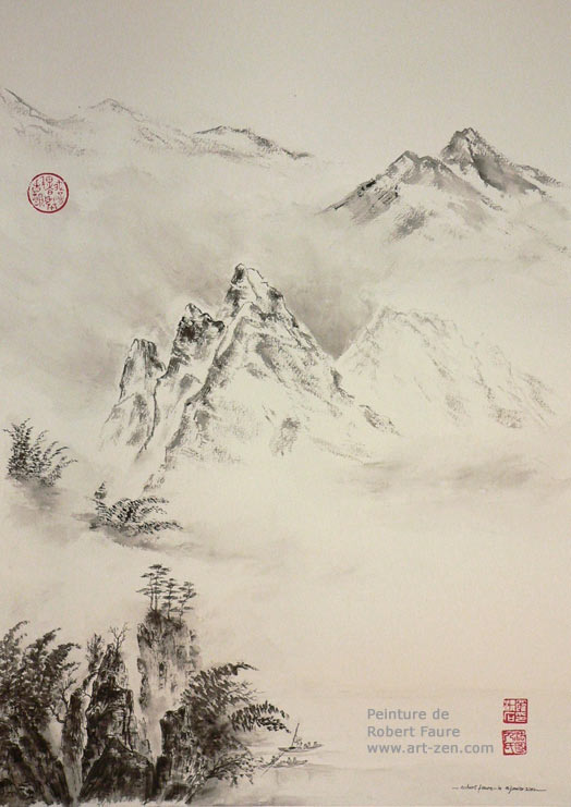 524x741 The Art Tch'An And Sumi E - Japanese Sumi Painting