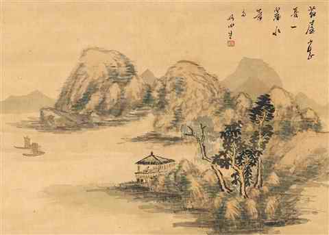 480x343 Japanese Art And Tanomura Chikuden (1777 1835) Study Of Confucius - Japanese Sun Painting