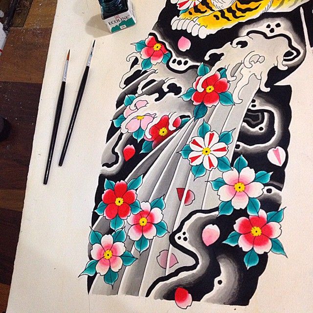 Japanese Tattoo Painting at PaintingValley.com | Explore collection of ...