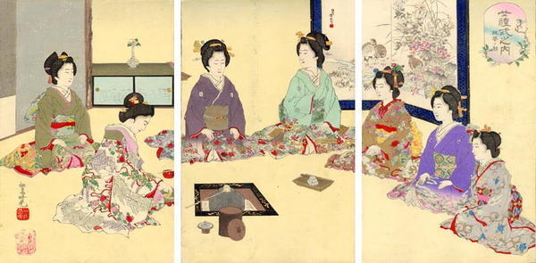 Japanese Tea Ceremony Painting
