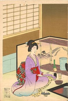 236x351 Japanese Tea Ceremony Painting - Japanese Tea Ceremony Painting