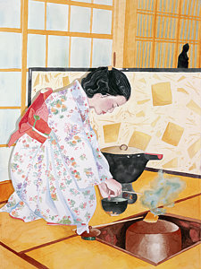 225x300 Japanese Tea Ceremony Paintings Fine Art America - Japanese Tea Ceremony Painting