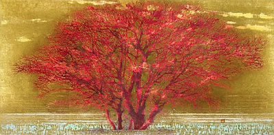 400x198 Japanese Tree Or Woods Paintings And Prints - Japanese Tree Painting