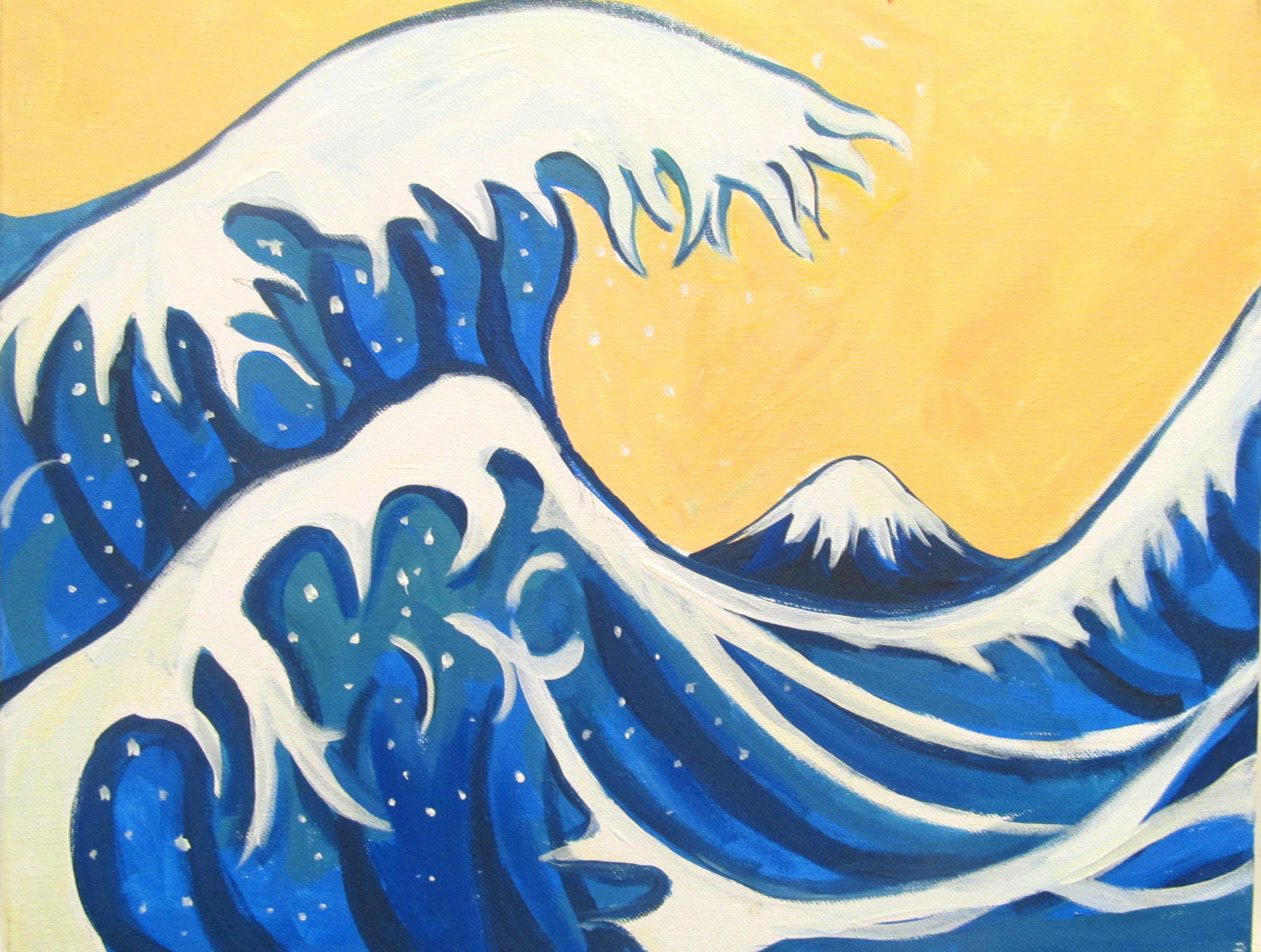 Japanese Tsunami Painting at Explore collection of