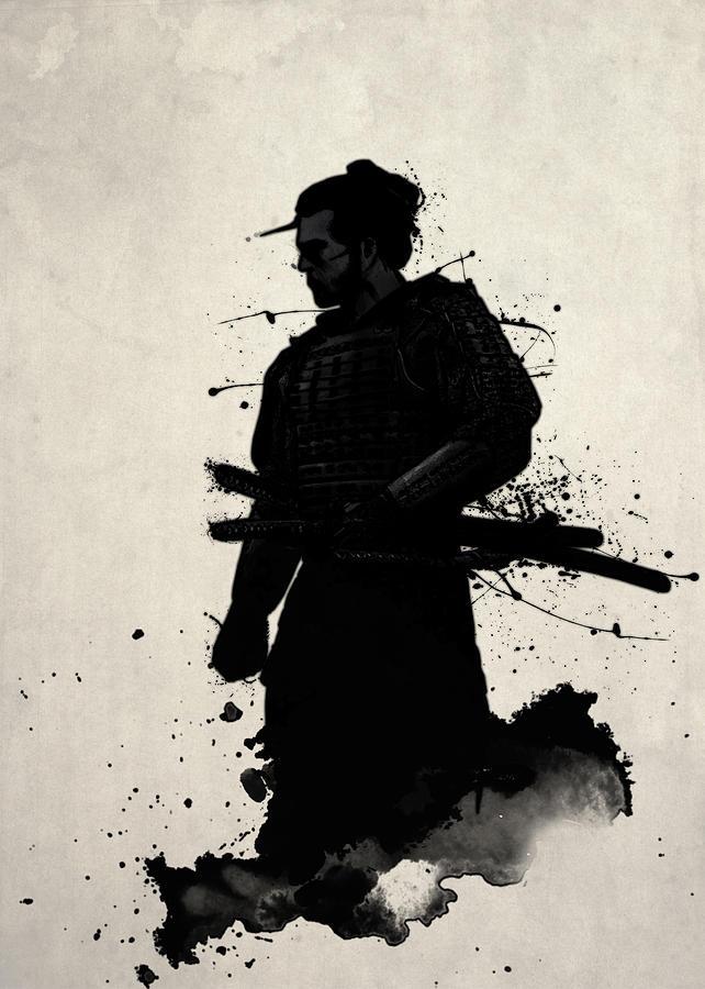 642x900 Samurai Painting By Nicklas Gustafsson - Japanese Warrior Painting