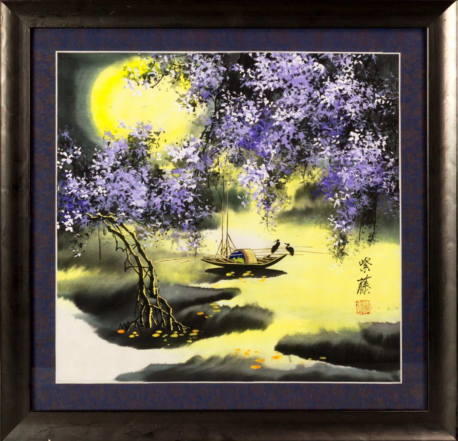 1600x1540 Jack's Antique Art Decorates Life Fine Art Collectibles - Japanese Watercolor Painting