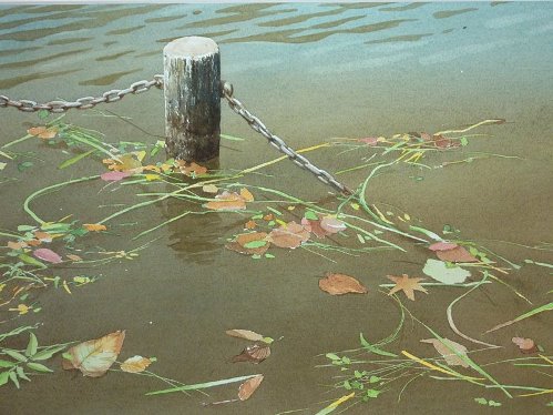 499x374 Watercolor Painting By Japanese Abe Toshiyuki (2) - Japanese Watercolor Painting