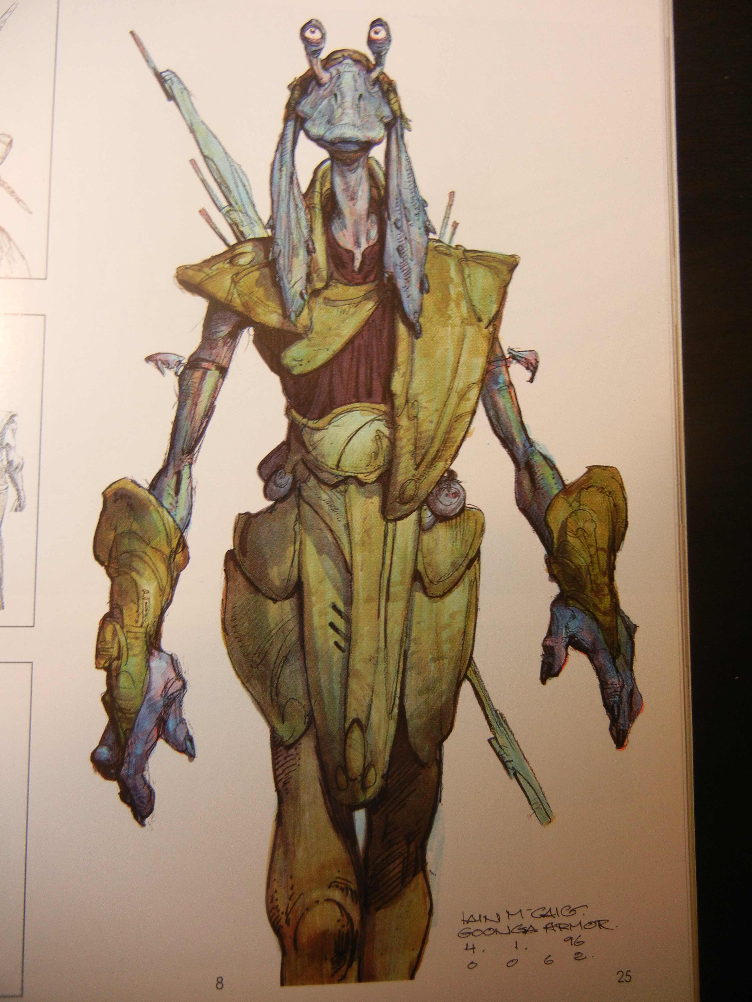 3000x4000 Jar Jar From Art Of The Star Wars Ep1 Tpm - Jar Jar Binks Painting