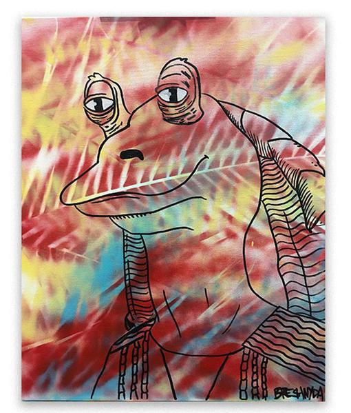 510x599 Jar Jar Binks - Jar Jar Binks Painting