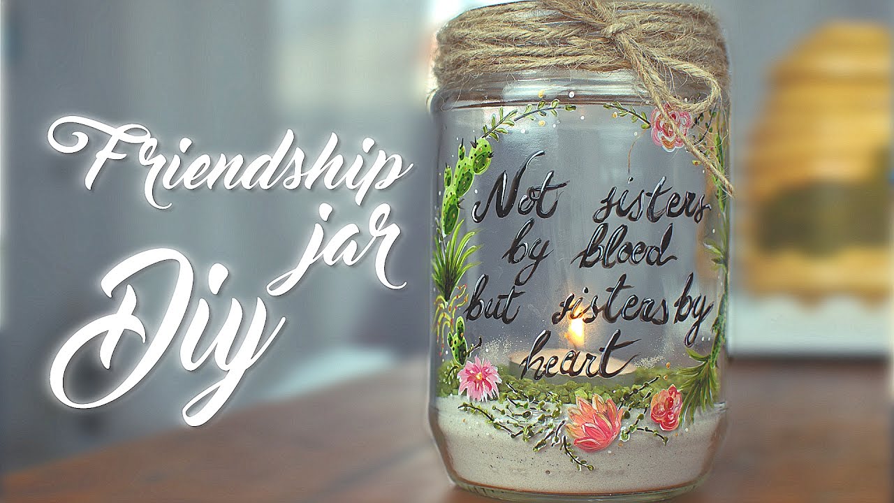 1280x720 Diy Gift Idea - Jar Painting