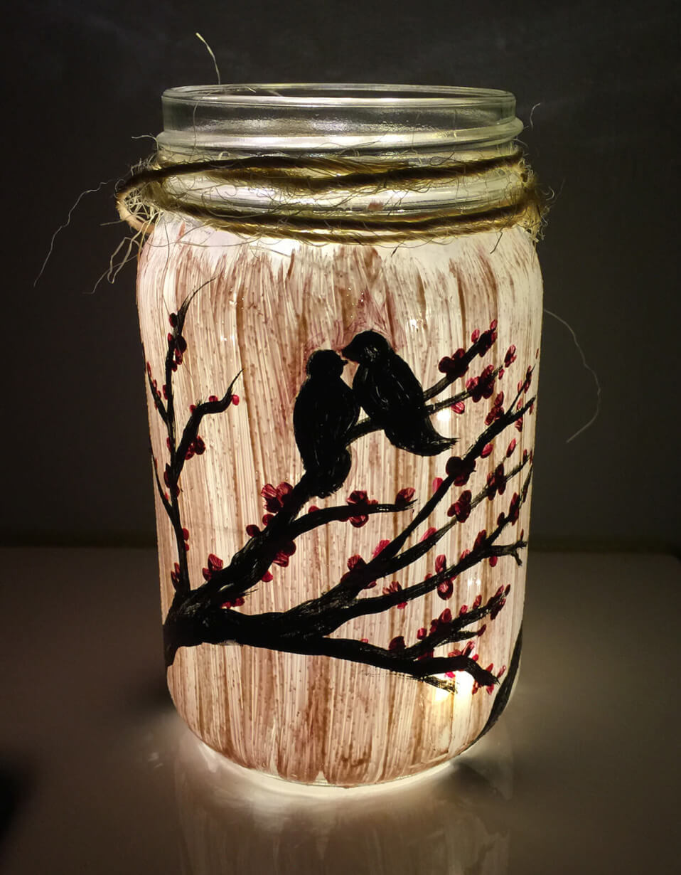 958x1230 Mason Jar Painting @ Humble Hog Lola's Brush - Jar Painting