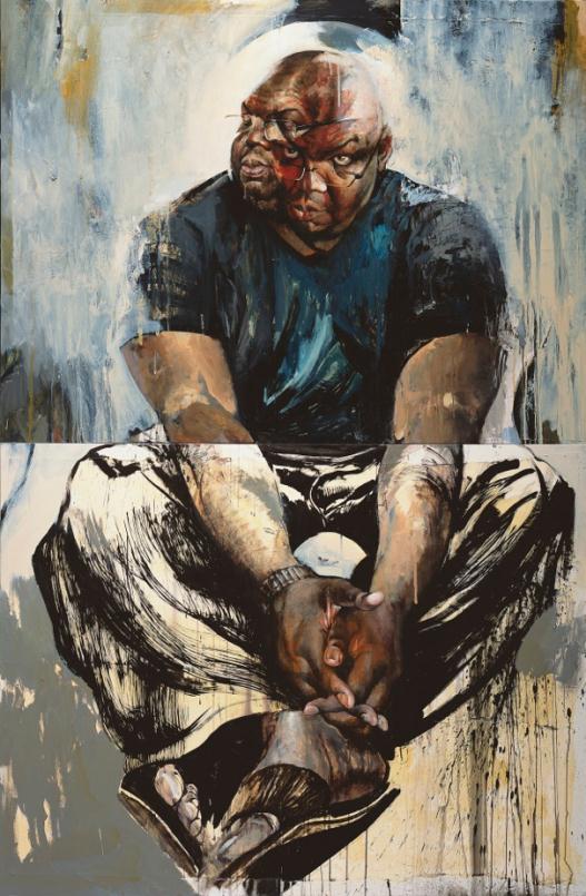 527x805 Jason Shawn Alexander Paintings Are Expressionistic Mutantspace - Jason Alexander Painting