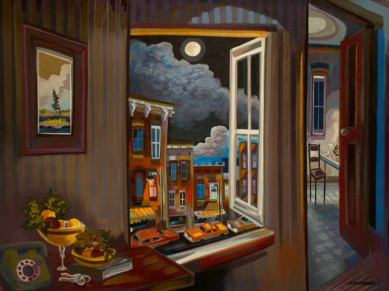 770x577 Saatchi Art After Midnight Painting By Jason Alexander - Jason Alexander Painting