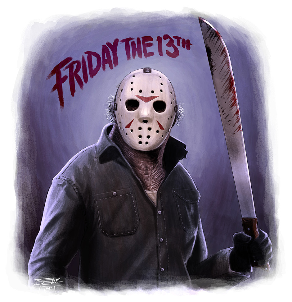 941x972 Artstation - Jason Mask Painting