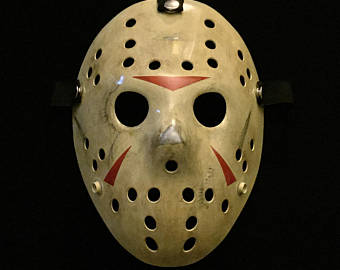 340x270 Jason Voorhees Mask Etsy - Jason Mask Painting