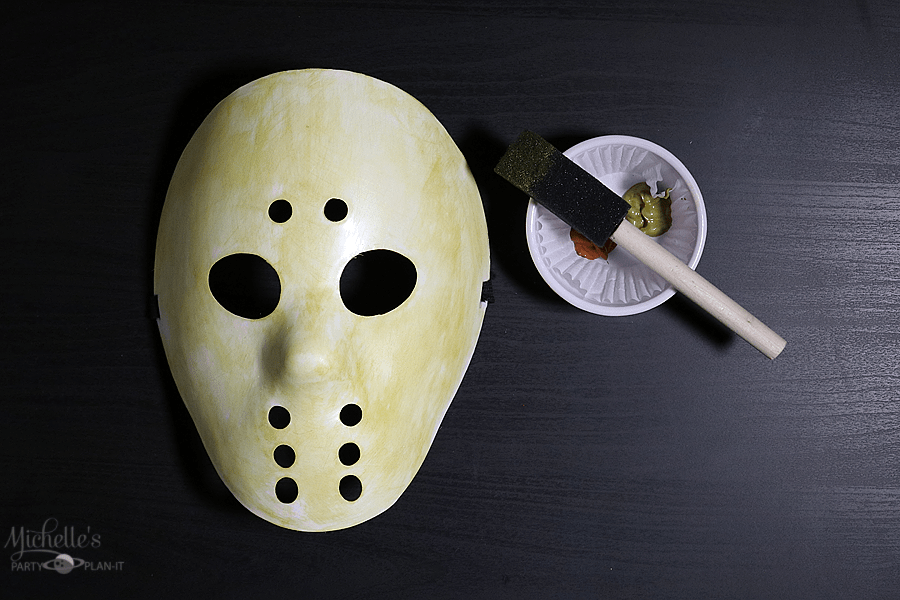 900x600 Diy Scary Movie Hockey Mask - Jason Mask Painting