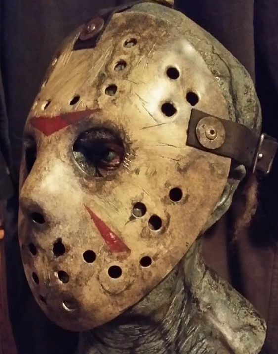 562x715 Get The Jason Look Mask Making Musings With Richard Gray - Jason Mask Painting
