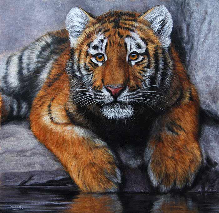 700x682 How To Paint A Tiger - Jason Morgan Painting