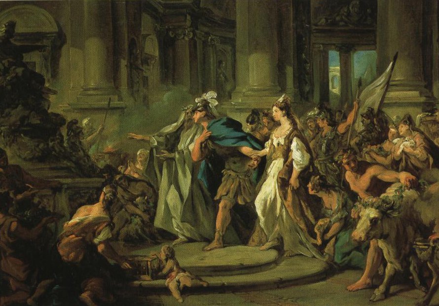 890x621 Le Mariage De Jason Painting Jean Francois De Troy Oil Paintings - Jason Painting