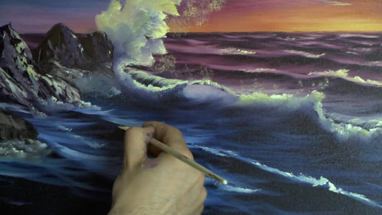 1280x720 Sunset Sea - Jason Painting