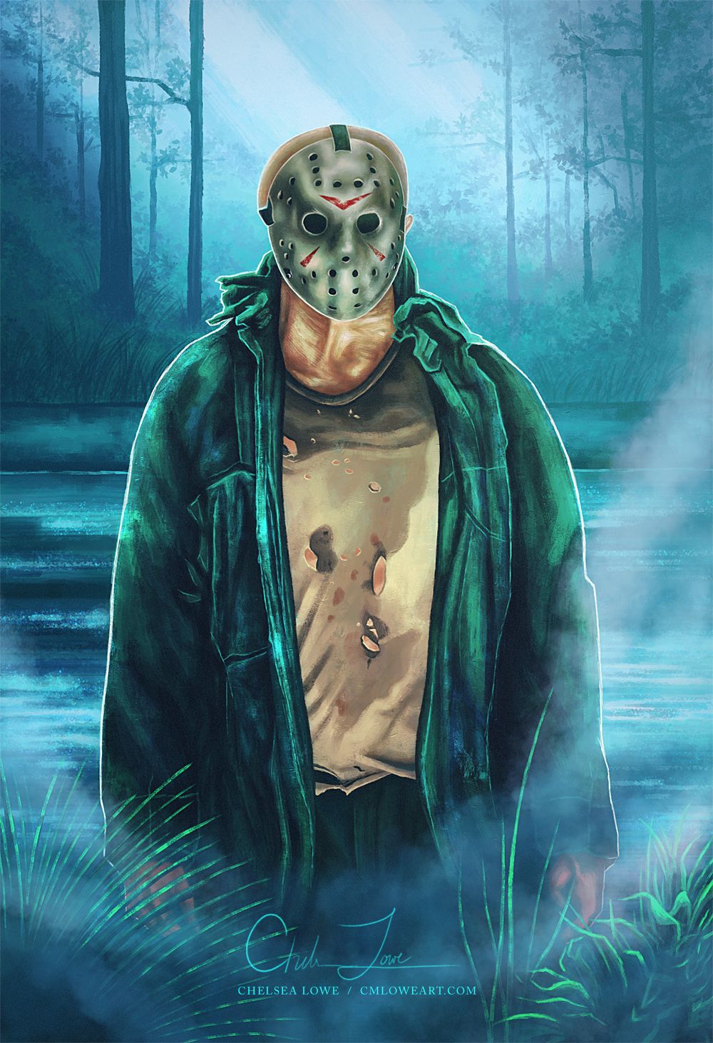 Jason Voorhees Painting at PaintingValley.com | Explore collection of ...