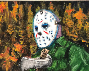 340x270 Friday The 13th Jason Voorhees Painting - Jason Voorhees Painting