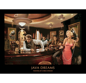 334x321 Java Dreams Poster - Java Dreams Painting