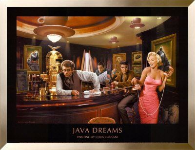 400x307 Java Dreams Framed Art Poster Print By Chris Consani - Java Dreams Painting