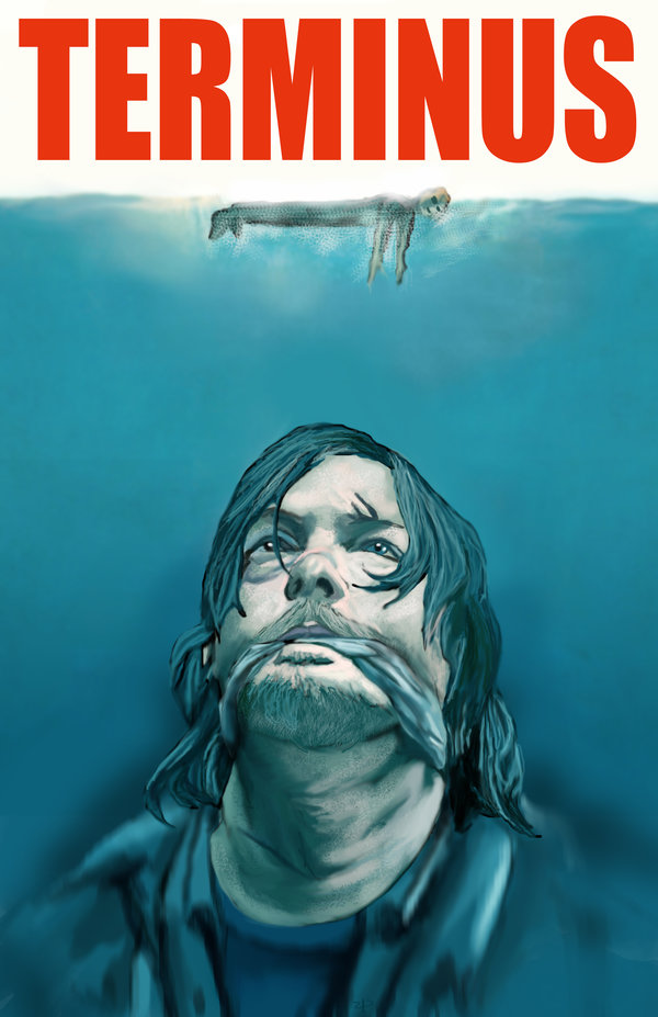 600x927 Terminus - Jaws Painting