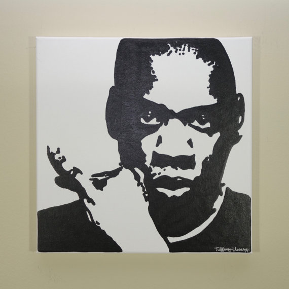 570x570 Jay Z Painting 12x12 Pop Art Rapper Black And White - Jay Z Painting