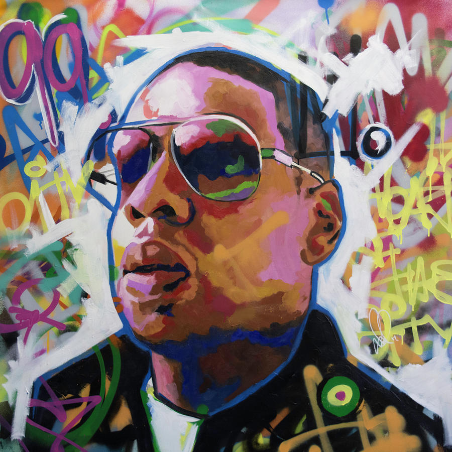 900x900 Jay Z Painting By Richard Day - Jay Z Painting