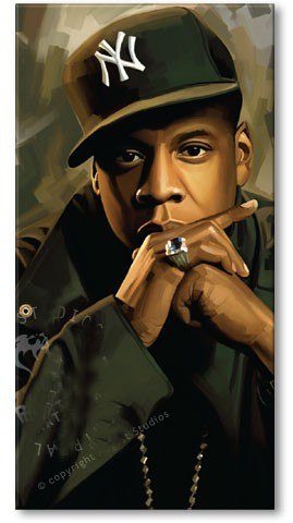 269x480 Original Art - Jay Z Painting