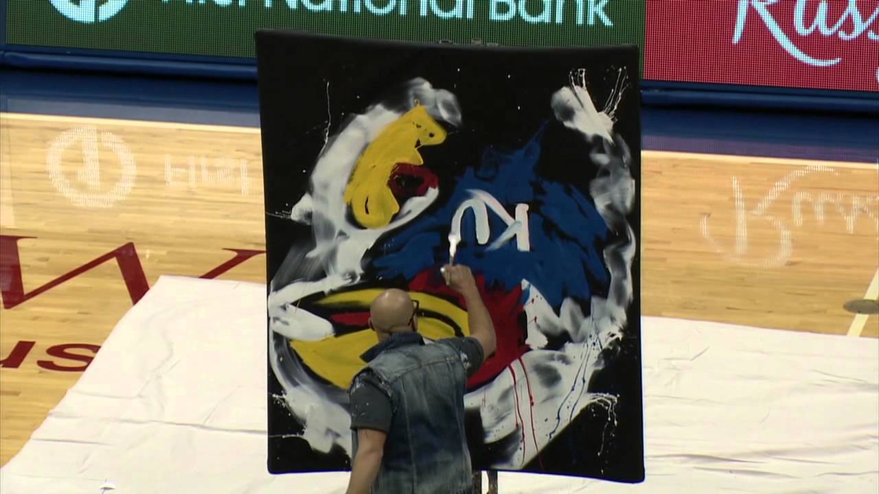 1280x720 Jayhawk Painting Time Lapse 1.18.14 - Jayhawk Painting