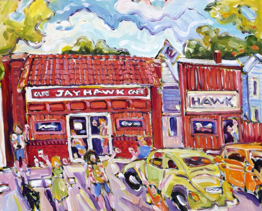 1024x825 Jayhawks Cafe - Jayhawk Painting