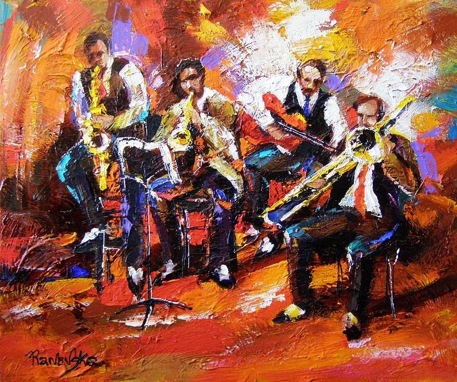 Jazz Band Painting at PaintingValley.com | Explore collection of Jazz ...