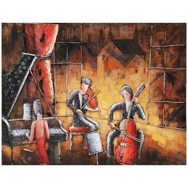 750x750 Besp Oak - Jazz Band Painting