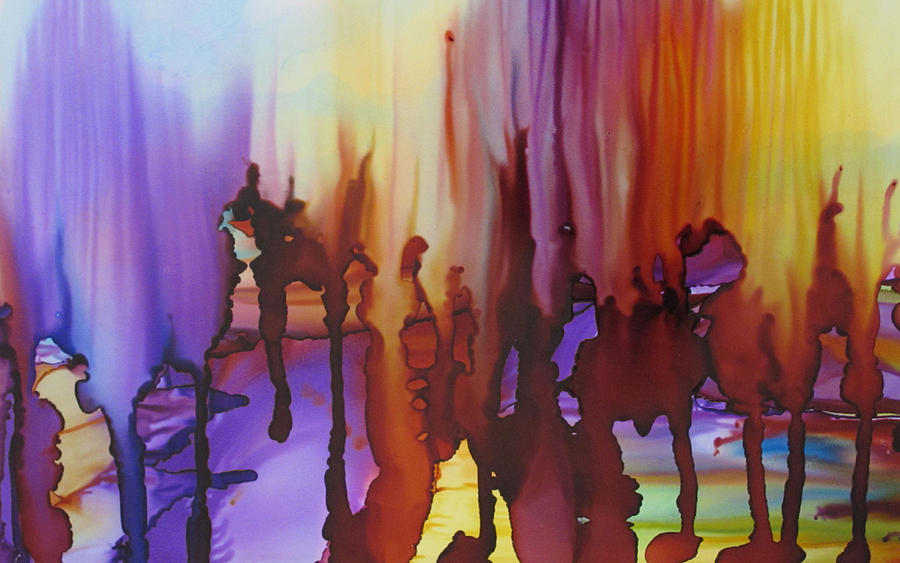 900x563 The Jazz Club Painting By Deborah Farley - Jazz Club Painting
