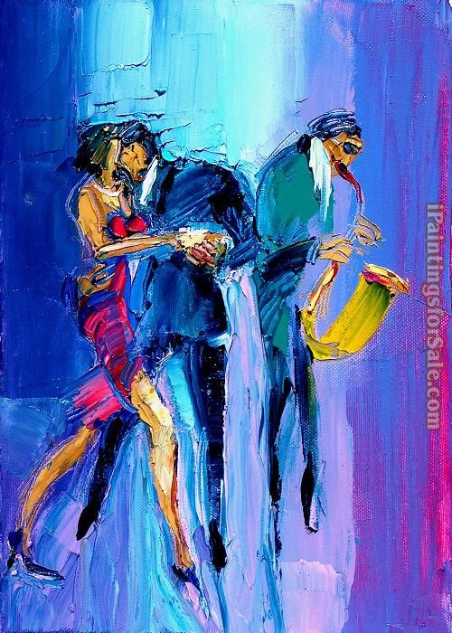 500x700 Maya Green Jazz Dance Painting 50% Off - Jazz Dance Painting