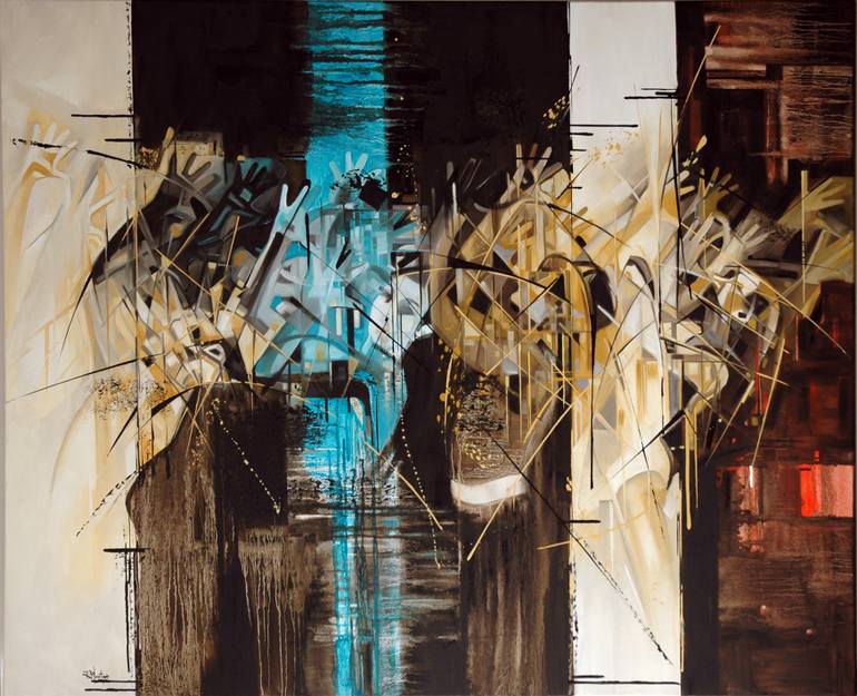 770x625 Saatchi Art Jazz Dance Painting By Raquel Martins - Jazz Dance Painting