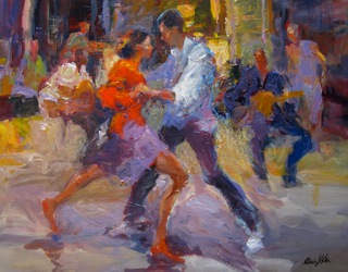 320x250 Dance - Jazz Dance Painting